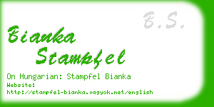 bianka stampfel business card